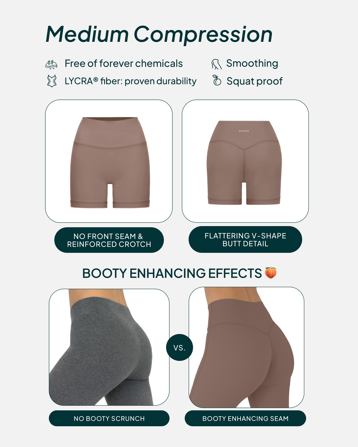 FlexFlow Butt Lifting High-Waisted 6" Seasonal Biker Shorts