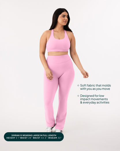 Athleisure Short Length Flared Leggings
