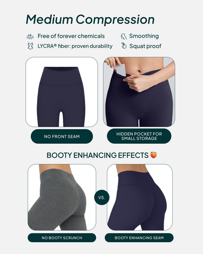 Athleisure Short Length Flared Leggings