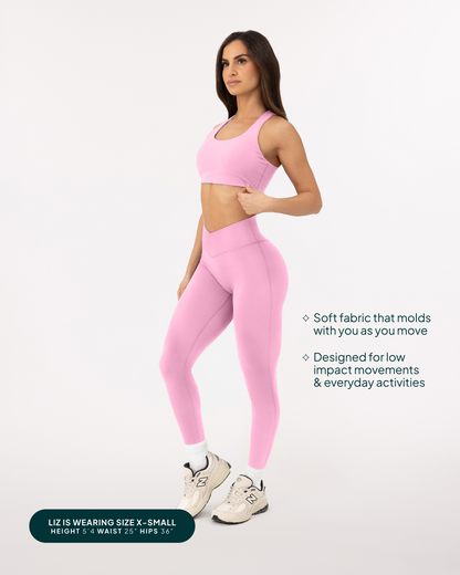 Athleisure Scrunch Crossover Leggings