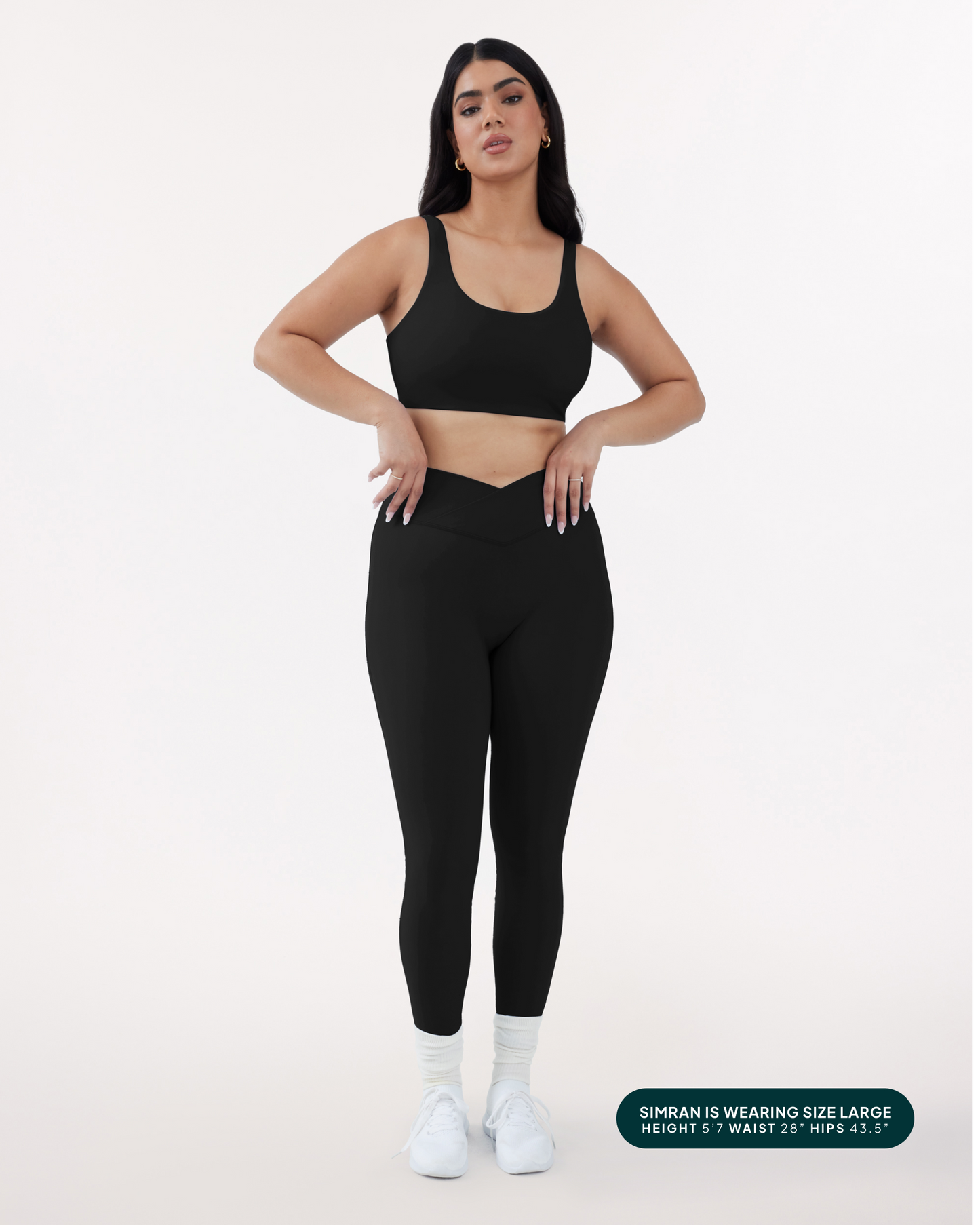 Athleisure Scrunch Crossover Leggings