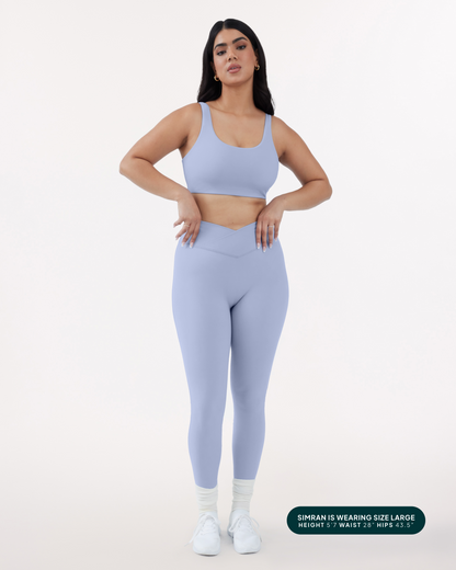 Athleisure Scrunch Crossover Leggings