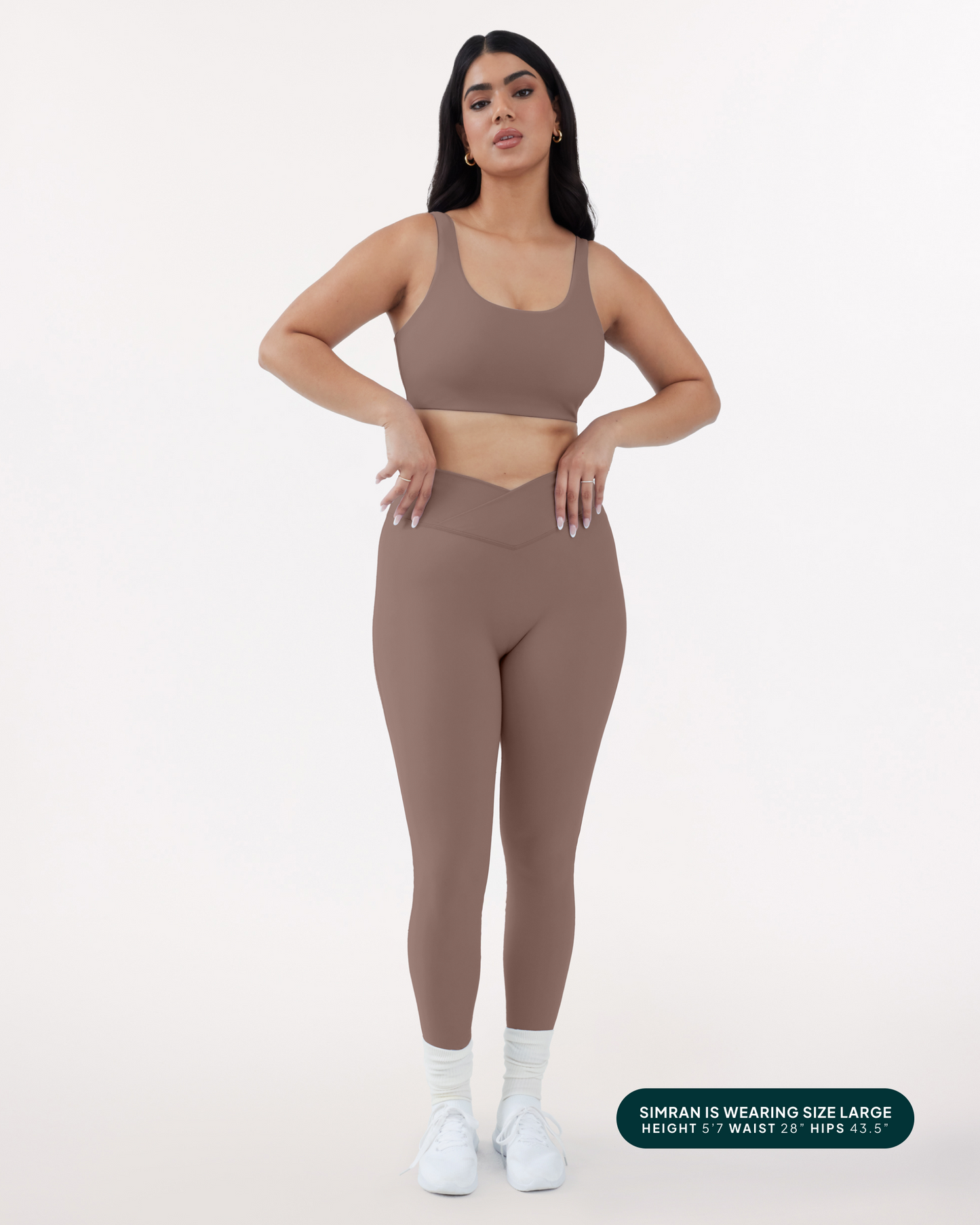 Athleisure Scrunch Crossover Leggings