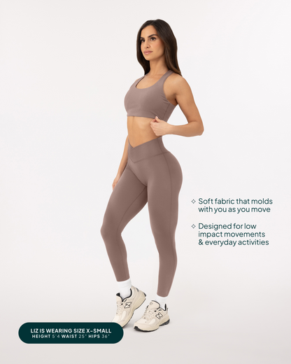 Athleisure Scrunch Crossover Leggings