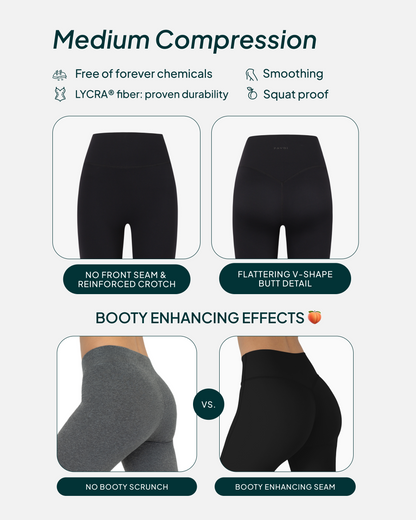 FlexFlow High-Waisted Butt Lifting Full-Length Seasonal Yoga Leggings
