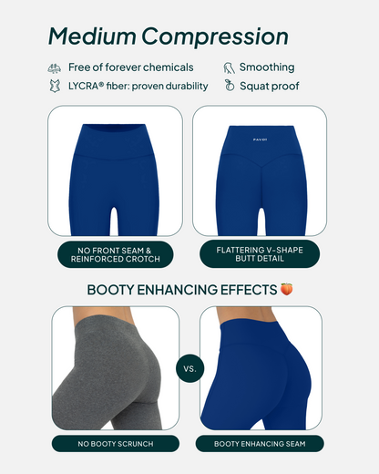 FlexFlow High-Waisted Butt Lifting Tall-Length Yoga Leggings