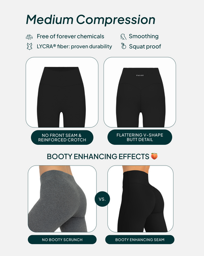 FlexFlow High-Waisted Butt Lifting Tall-Length Yoga Leggings