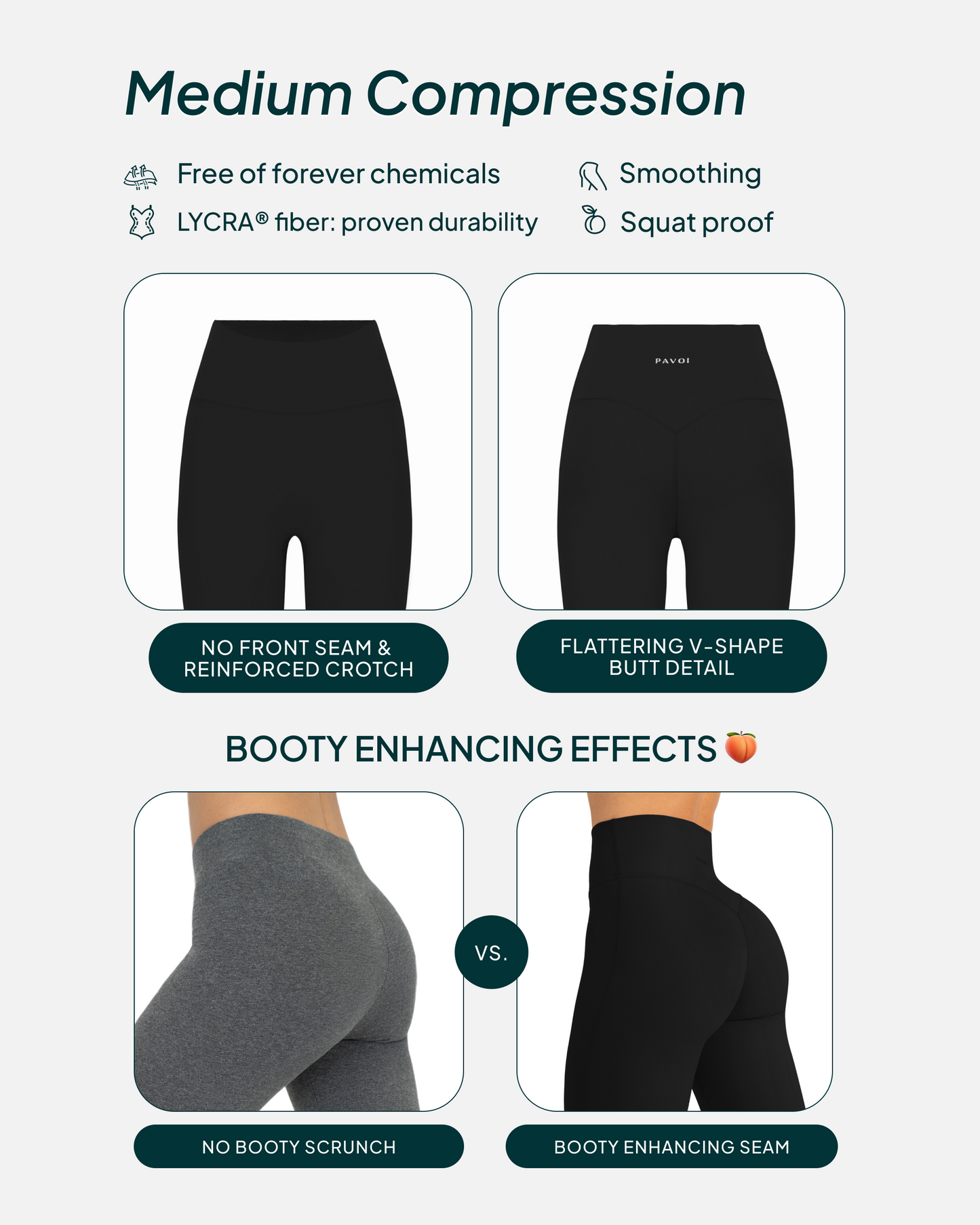 FlexFlow High-Waisted Butt Lifting Full-Length Yoga Leggings