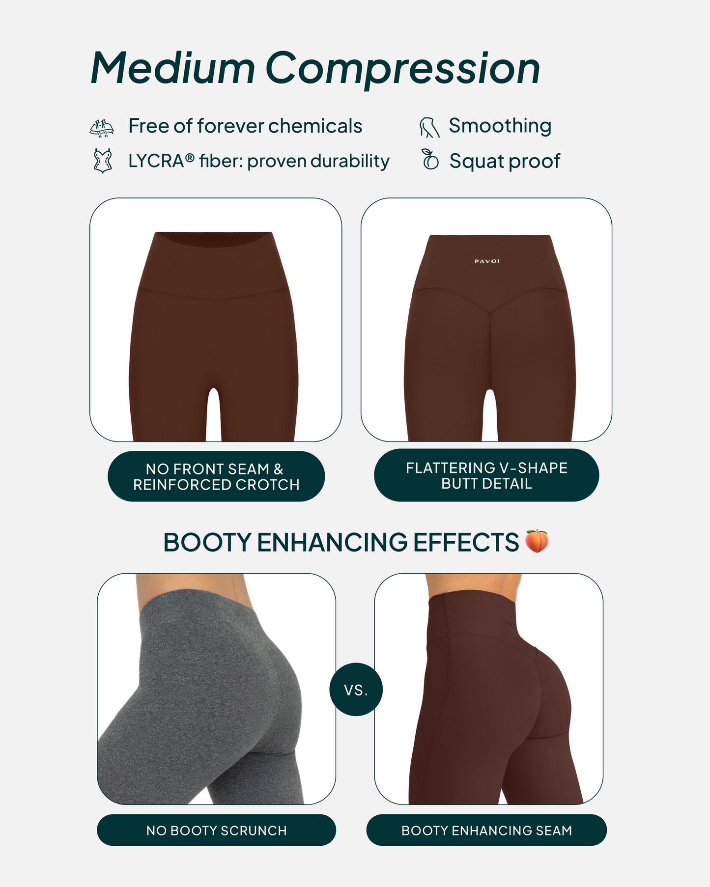 FlexFlow High-Waisted Butt Lifting Tall-Length Yoga Leggings