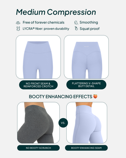 FlexFlow High-Waisted Butt Lifting Tall-Length Yoga Leggings