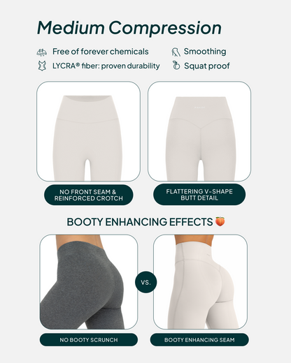 FlexFlow High-Waisted Butt Lifting Tall-Length Yoga Leggings