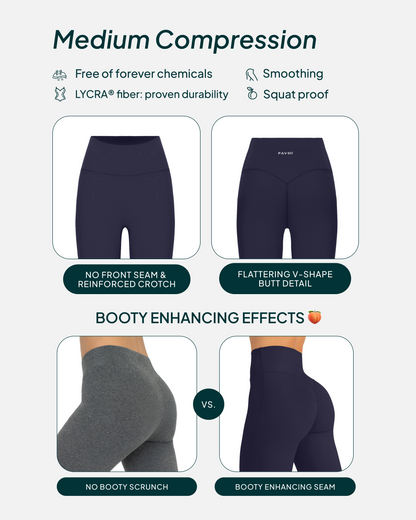 FlexFlow High-Waisted Butt Lifting Tall-Length Yoga Leggings