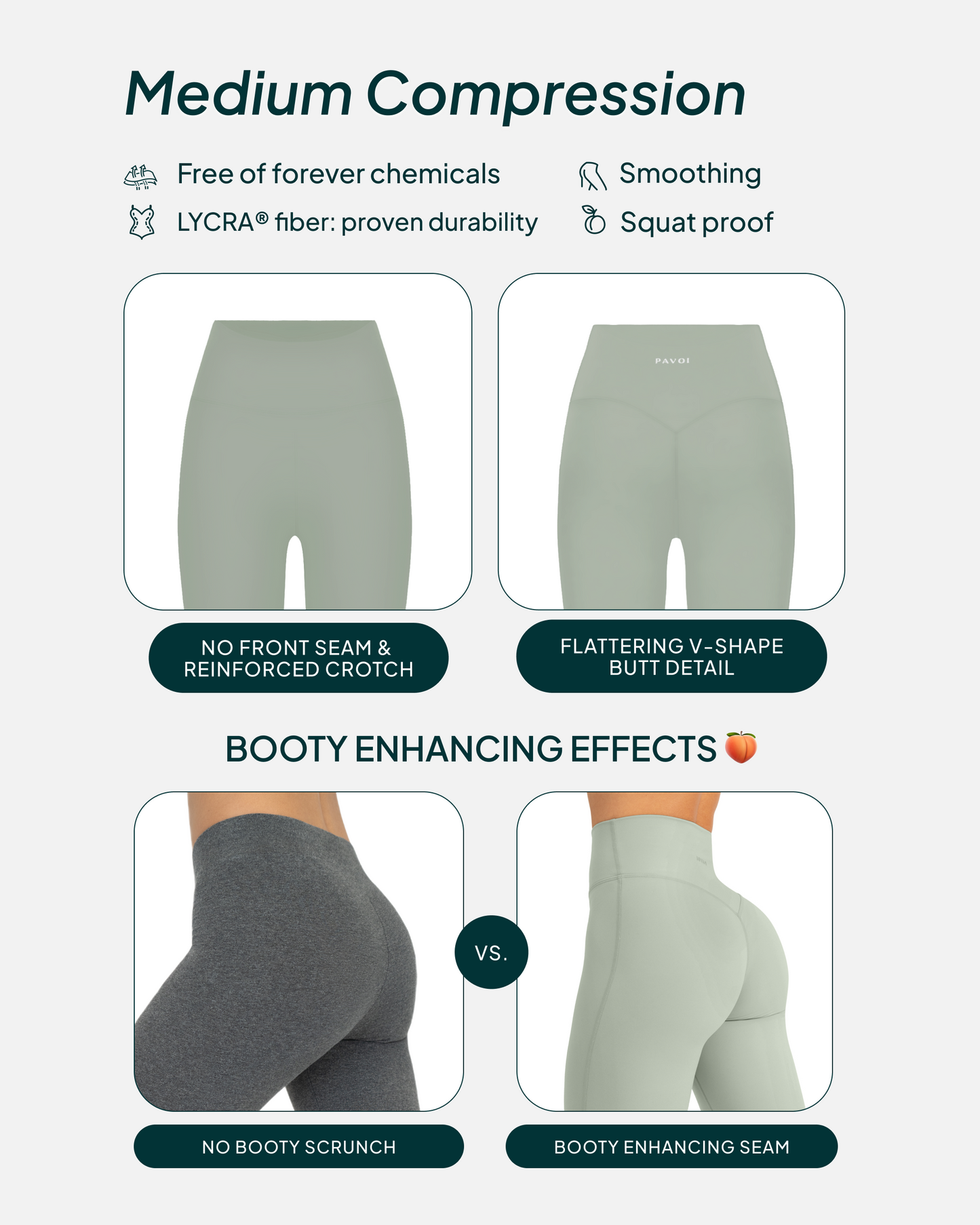 FlexFlow High-Waisted Butt Lifting Full-Length Seasonal Yoga Leggings