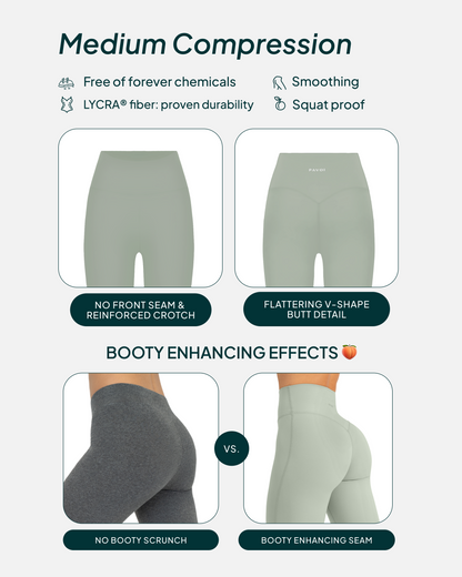 FlexFlow High-Waisted Butt Lifting Full-Length Seasonal Yoga Leggings