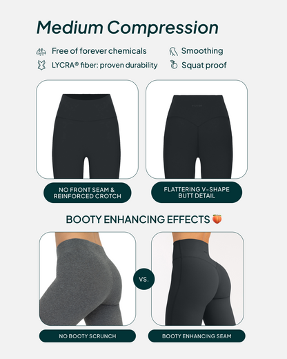 FlexFlow High-Waisted Butt Lifting Tall-Length Yoga Leggings
