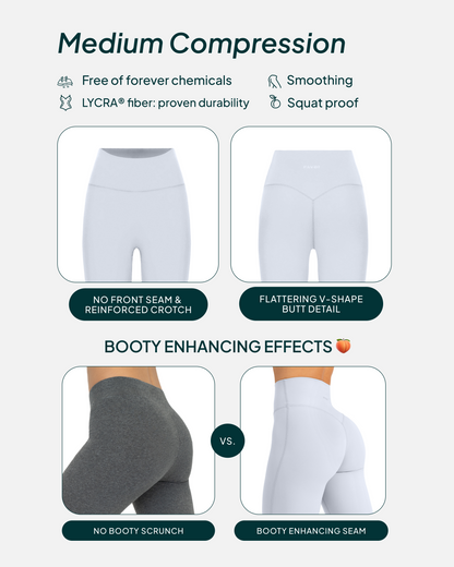 FlexFlow High-Waisted Butt Lifting Full-Length Yoga Leggings