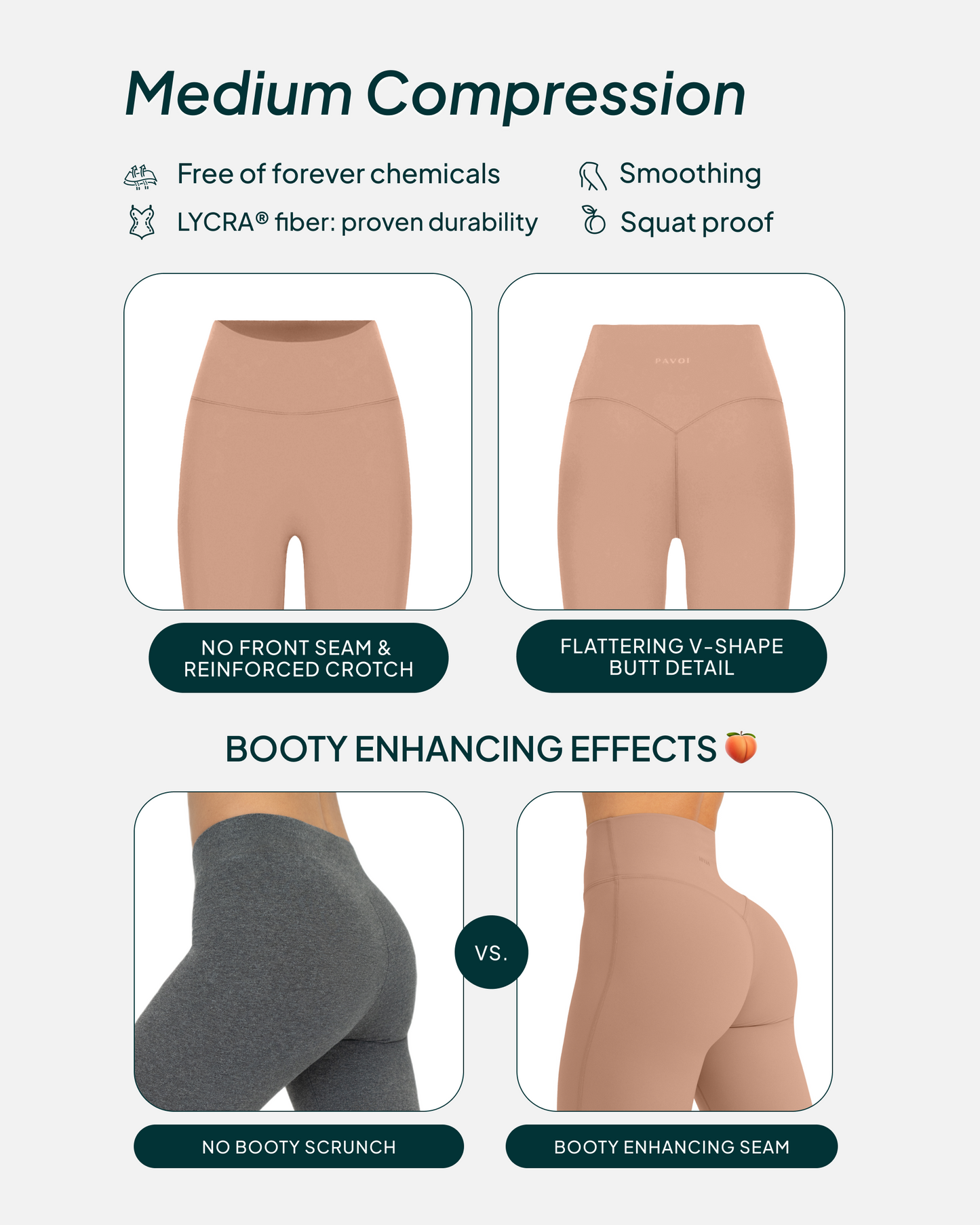 FlexFlow High-Waisted Butt Lifting Tall-Length Yoga Leggings