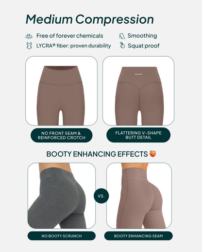 FlexFlow High-Waisted Butt Lifting Tall-Length Seasonal Yoga Leggings