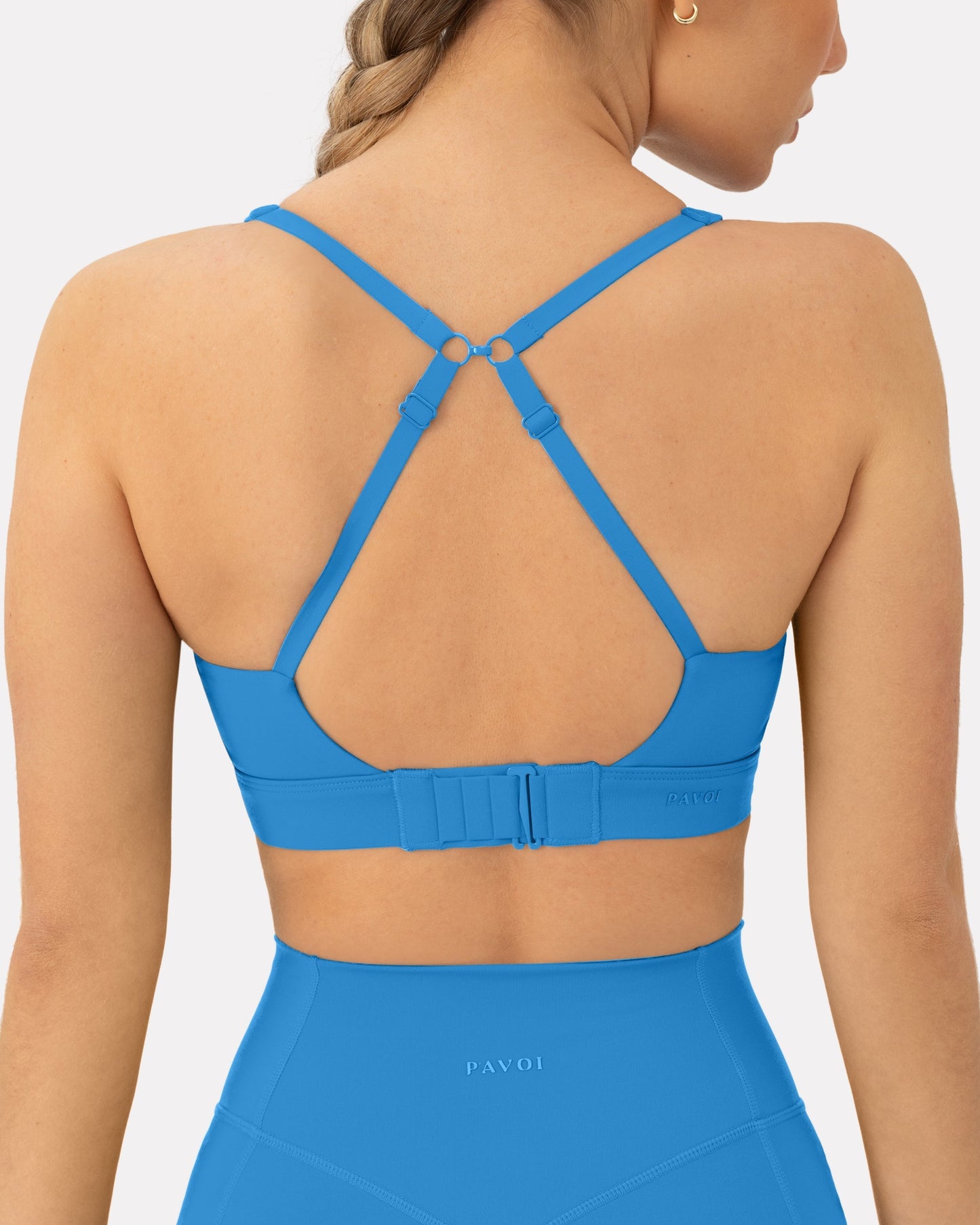 Supportive High-Support Padded Convertible Sports Bra