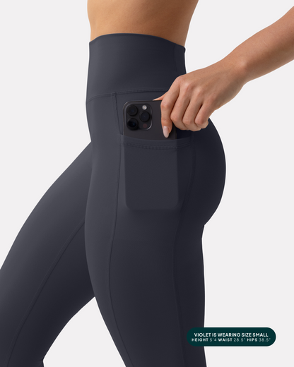 High-Waisted Butt Lifting Tall-Length Leggings with Pockets