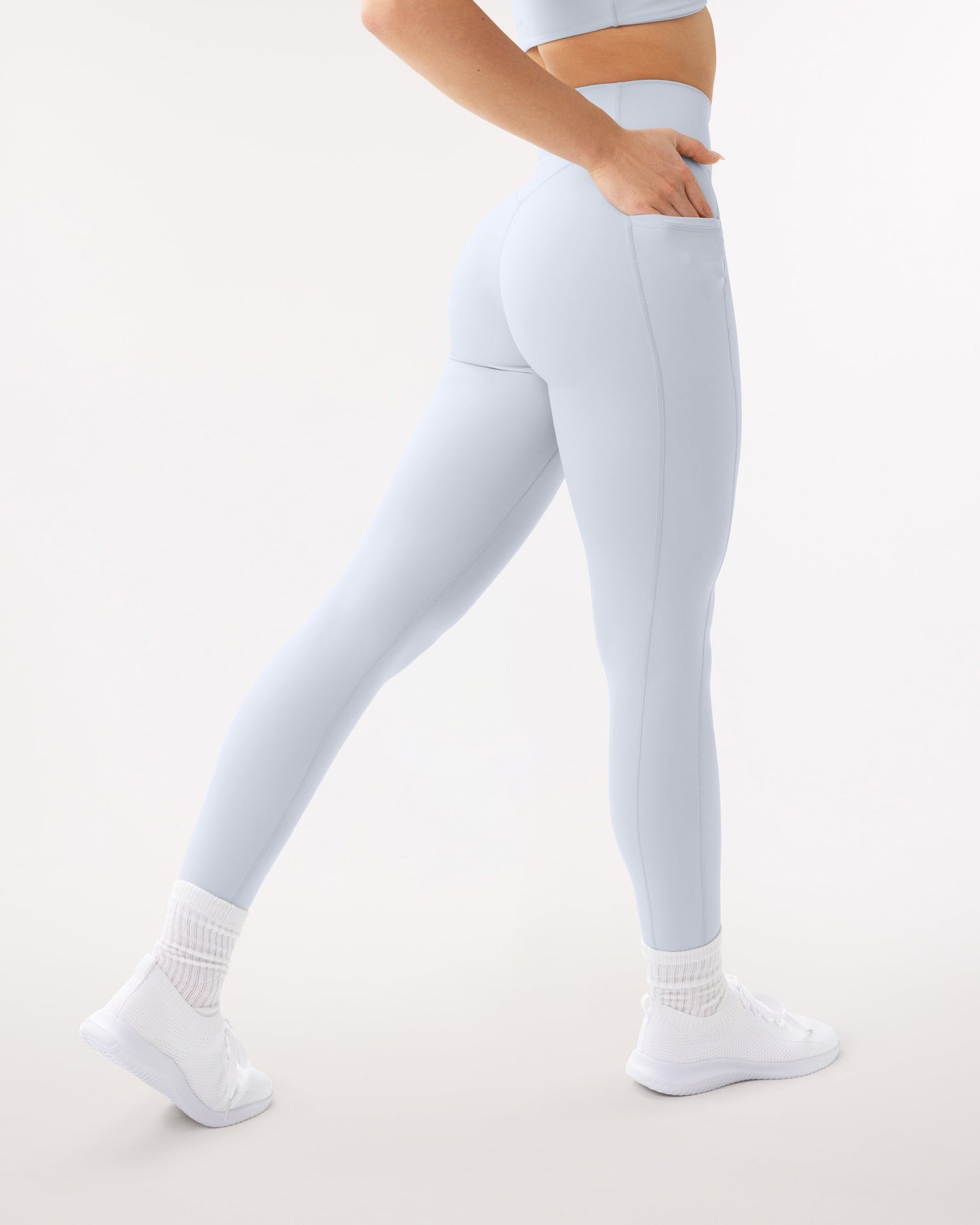 High-Waisted Butt Lifting Tall-Length Leggings with Pockets