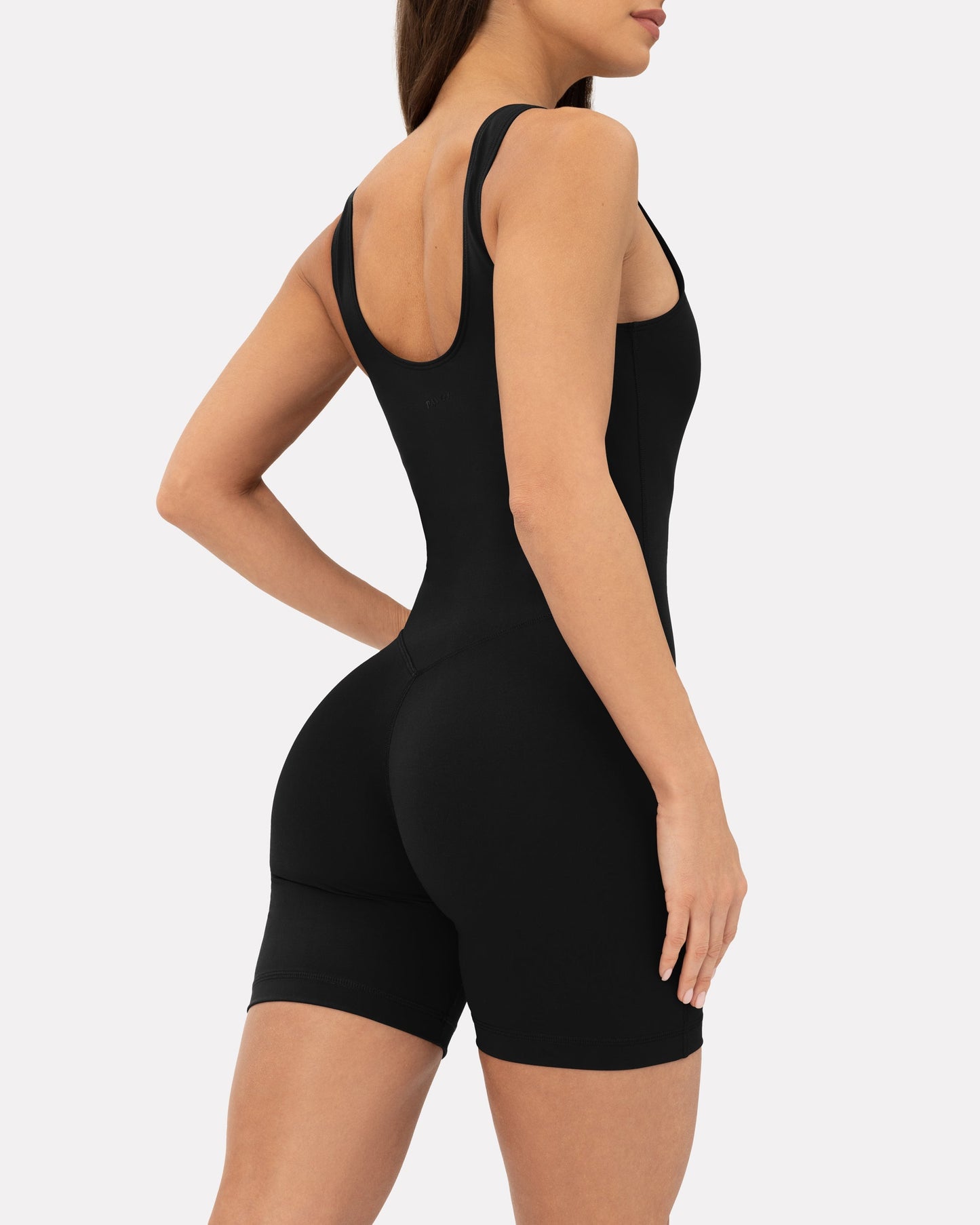 Square Neck 5" One Piece Workout Romper